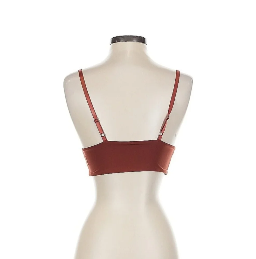 RVCA Small Orange Crop Top - Picture 3 of 5